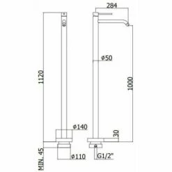 Mitigeur Lavabo Au Sol Paffoni LIG031 Chromé - Mécanique - Chromé -HILTI Soldes 10383535 2