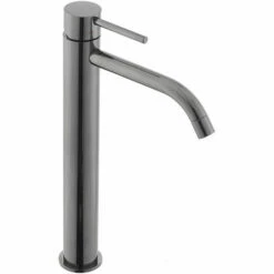 Paffoni Light Mitigeur XL De Lavabo Avec Mousseur M24x1 Et Cartouche 25mm, Nickel Noir (LIG081NKN)