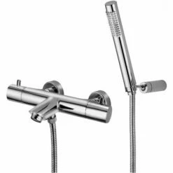 PAFFONIRUBINETTERIA Mitigeur Bain / Douche Thermostatique Paffoni Light LIQ023CR | Chromé - Avec Set De Douche - Chromé
