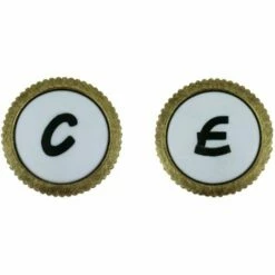 PAFFONIRUBINETTERIA Paire De Plaques De Rechange Chaud-froid Pour Poignée IRIS Paffoni ZPLA001 | Bronze - Bronze