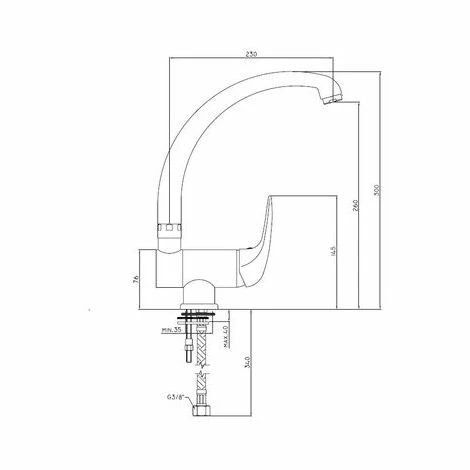 Robinet Rabattable Chromé Paffoni CRBMI065 - Chromé 4 Robinet Rabattable Chromé Paffoni CRBMI065 - Chromé – Image 2