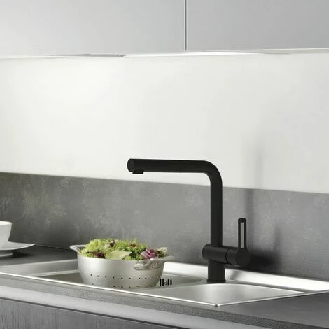 Robinet Douchette Noir Mat Paffoni JUNE - Noir 5 Robinet Douchette Noir Mat Paffoni JUNE - Noir – Image 3