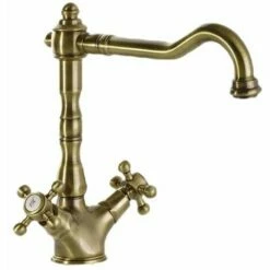 Robinet Mélangeur Rétro Bronze Paffoni BELINDA - Vieux Bronze -HILTI Soldes 29411215 5
