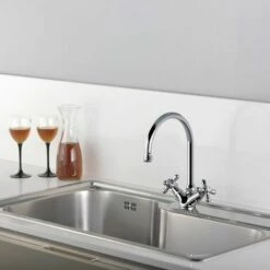 Robinet Mélangeur Rétro Chromé Paffoni IRIS - Chromé