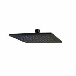Paffoni Syncro Douche De Tête Carrée 20x20cm, 1 Jet, Noir Mat (ZSOF075NO)