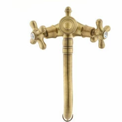 Paffoni Ricordi Mélangeur XL De Lavabo Avec Tirette Et Bonde, Design Vintage, Bronze (IR085BR) -HILTI Soldes 34955322 4