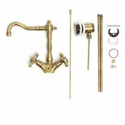 Paffoni Ricordi Mélangeur XL De Lavabo Avec Tirette Et Bonde, Design Vintage, Bronze (IR085BR) -HILTI Soldes 34955322 5