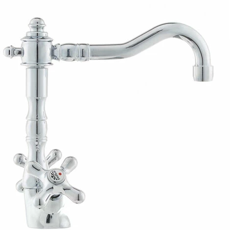 Paffoni Ricordi Mélangeur De Lavabo XL Avec Tirette Et Bonde, Design Vintage, Chrome (IR085) 4 Paffoni Ricordi Mélangeur De Lavabo XL Avec Tirette Et Bonde, Design Vintage, Chrome (IR085) – Image 2