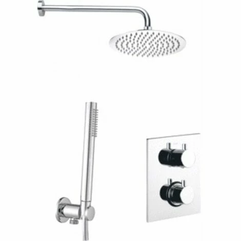Paffoni Ensemble De Douche Composé De : Liq018Cr Thermostat Encastré M/interrupteur Lumière - Zsof034Cr Bras De Douche L. 400Mm - Zsof093Cr Pomme De Douche Bahamas Métal D.230Mm - Easy Clean. Limiteur De Débit 9L/Min Inclus. - Zdup094 - Chrome 3 Paffoni Ensemble De Douche Composé De : Liq018Cr Thermostat Encastré M/interrupteur Lumière - Zsof034Cr Bras De Douche L. 400Mm - Zsof093Cr Pomme De Douche Bahamas Métal D.230Mm - Easy Clean. Limiteur De Débit 9L/Min Inclus. - Zdup094 - Chrome