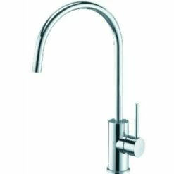 Paffoni Light Mélangeur De Cuisine 3/8 Pouce Tuyau Flexible 1 Trou De Robinet Chrome Brillant - Chrome